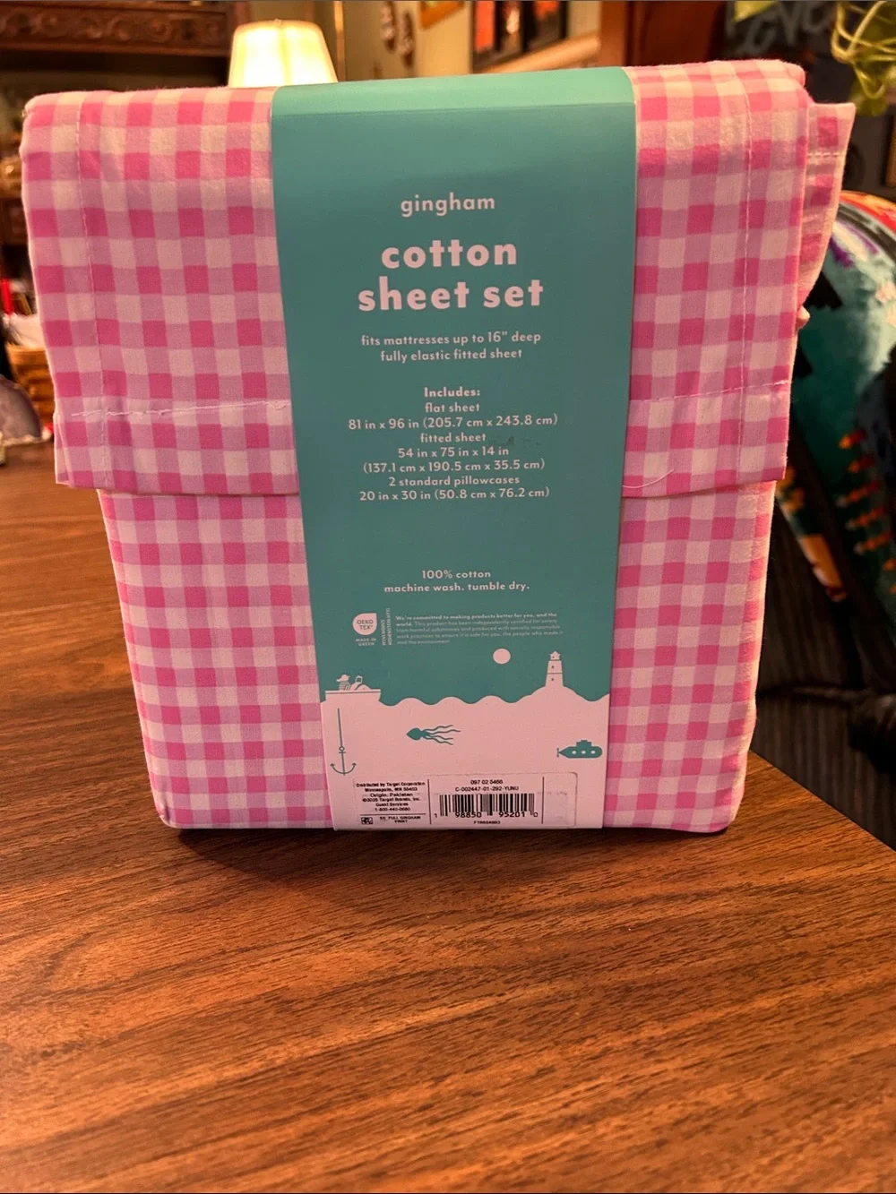Pillowfort gingham cotton